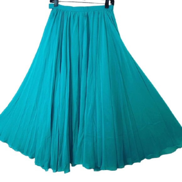 WARRENS Morton Myles CIRCA 1980's100% SILK SKIRT - Picture 1 of 5
